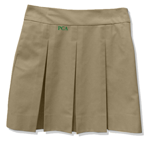 PCA Girls Khaki Skort