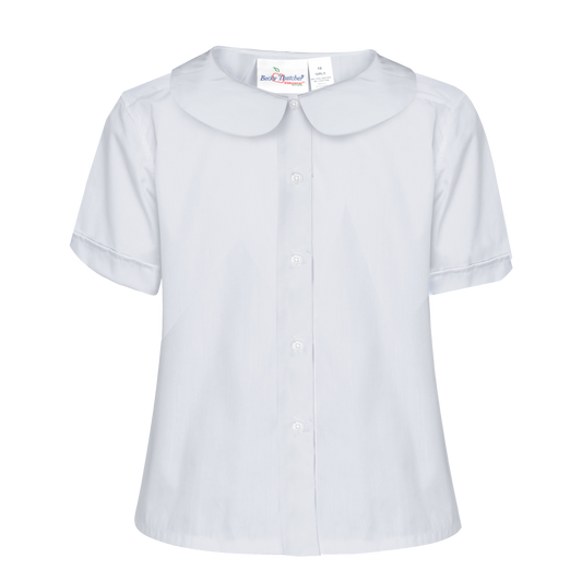 BSS Girls S/S Peter Pan Collar Blouse