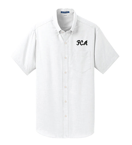 FCA Boys/Mens Short Sleeve Oxford