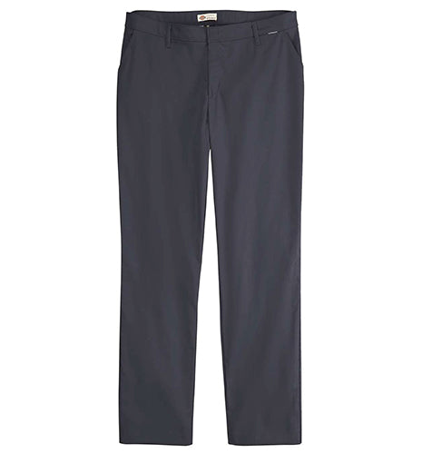 Boys Navy Flat Front Slim Pant