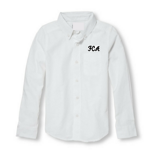 FCA Boys/Mens Long Sleeve Oxford Shirt