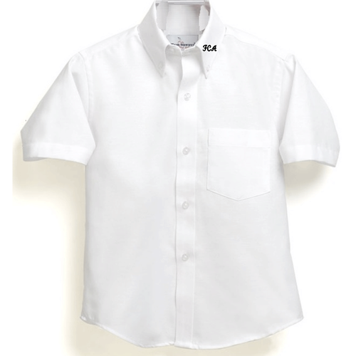 FCA Girls/Ladies Short Sleeve Oxford Shirt