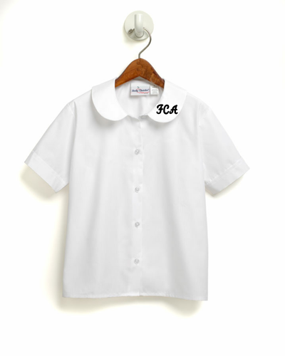 FCA Short Sleeve Peter Pan Collar Blouse