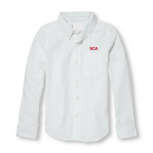 SCA Boys/Mens Long Sleeve Oxford Shirt