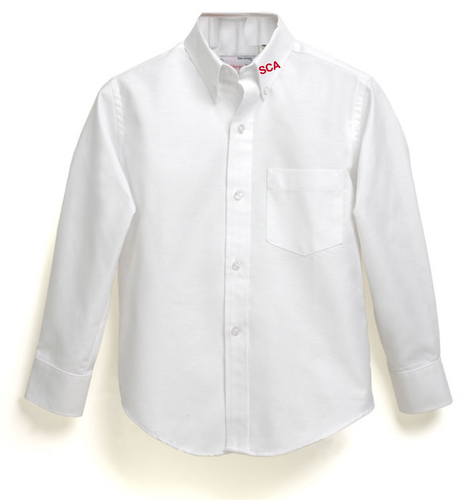 SCA Girls/Ladies Long Sleeve Oxford Shirt