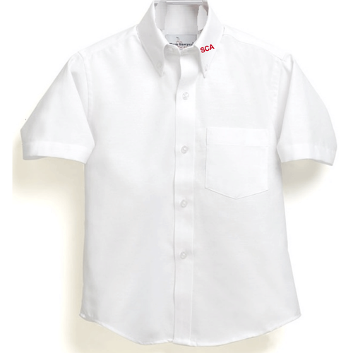 SCA Girls/Ladies Short Sleeve Oxford Shirt