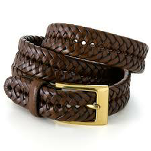 Brown Braided Belt