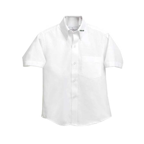 BSS Girls/Ladies Short Sleeve Oxford Shirt