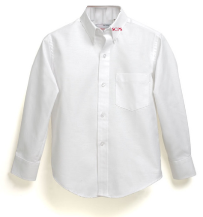 SCPS Girls/Ladies Long Sleeve Oxford Shirt