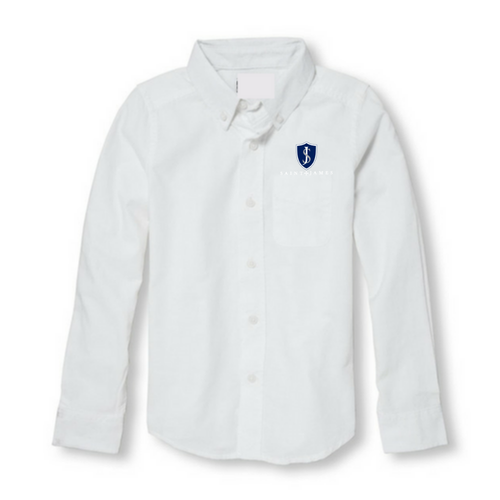 SJS Boys/Mens Long Sleeve Oxford Shirt (Optional)
