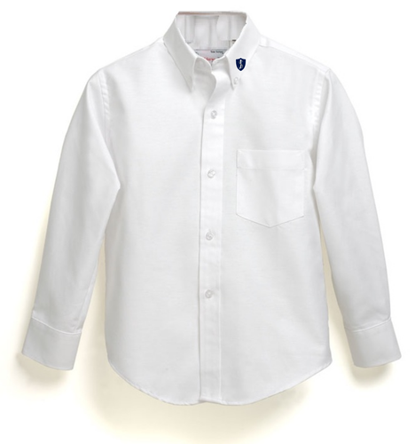 SJS Girls/Ladies Long Sleeve Oxford Shirt (Optional)